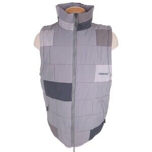 Tombogo Brick Vest Size L Mens Gray Jacket